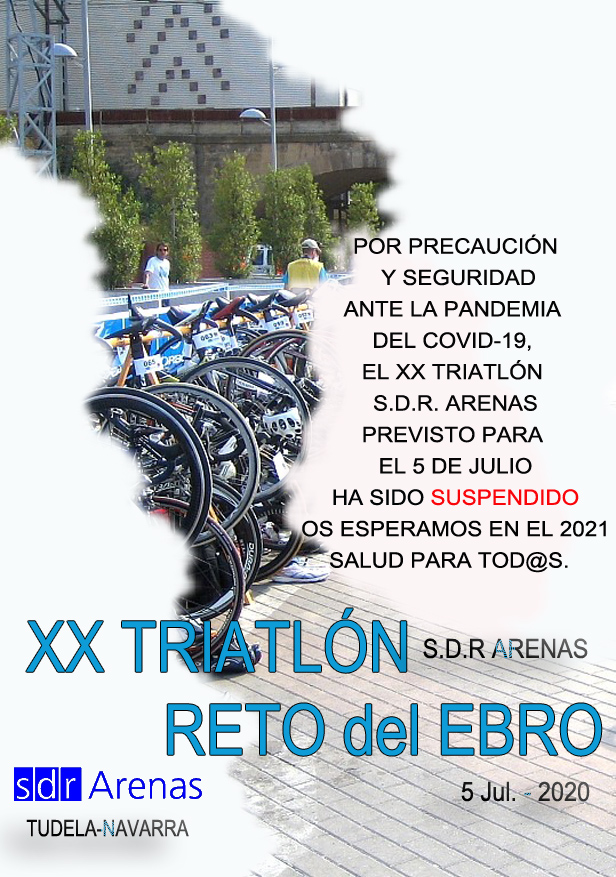 Suspensi&oacute;n XX Triatl&oacute;n SDR Arenas Reto del Ebro